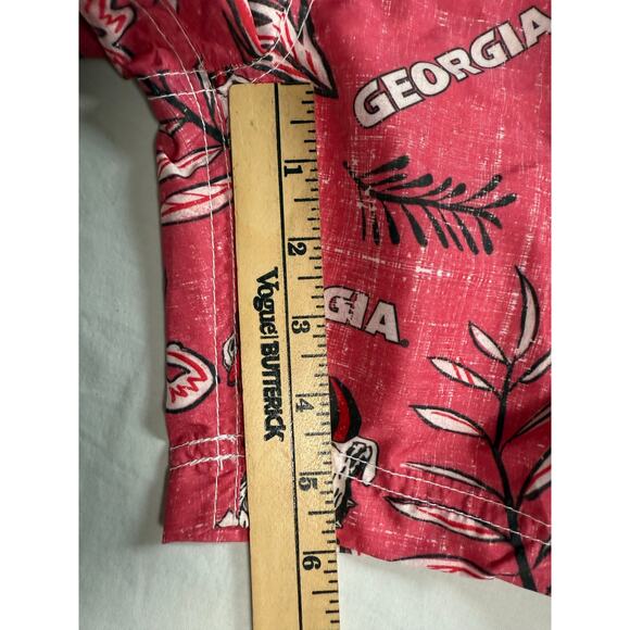 Wes and Willy‎ Georgia Bulldogs Swimtrunks - Red Mens LARGE - Picture 10 of 12